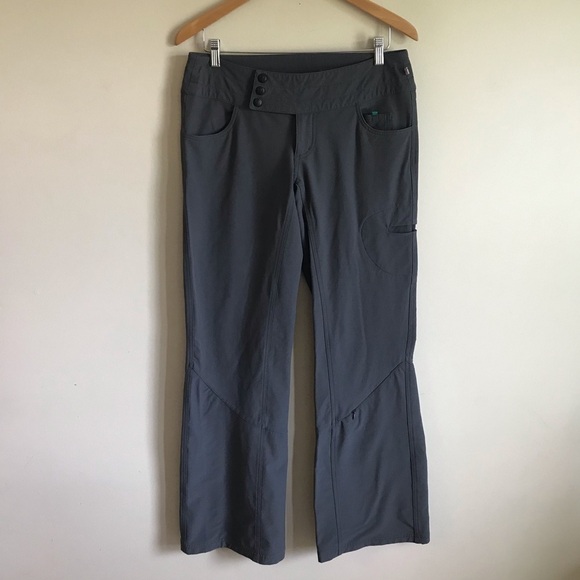 Rare Lululemon Carry All Pant Bootcut Softshell Hiking Trail Grey Size 10 - Picture 1 of 11
